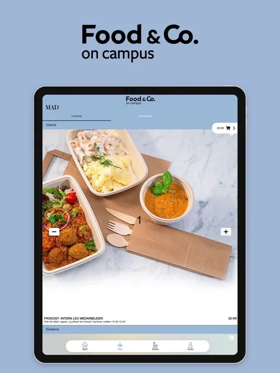 Food & Co on Campus iPad  Screenshots