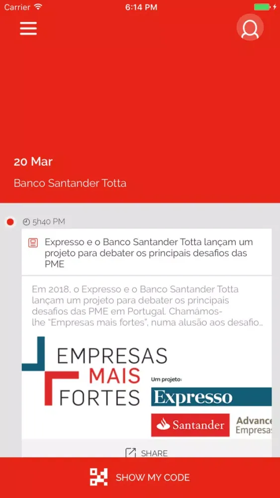 Capturas de pantalla de Empresas Mais Fortes