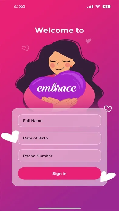 Captures d'écran de Embrace Period Tracker
