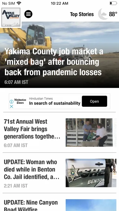 Apple Valley News Now Screenshots