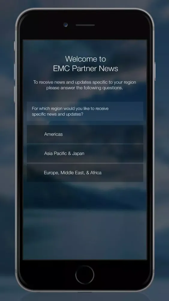 Capturas de pantalla de EMC Partner News