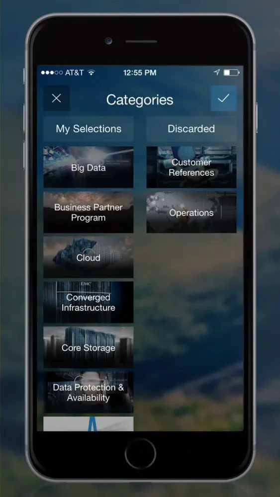 Capturas de pantalla de EMC Partner News