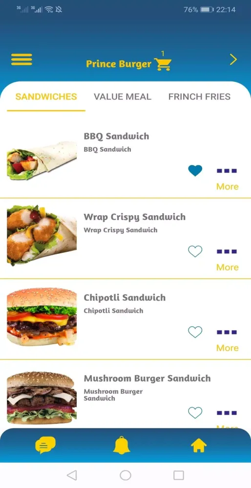 Prince Burger سکرین شاٹس