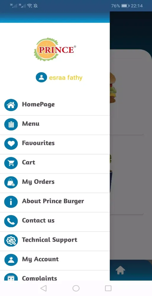 Prince Burger سکرین شاٹس