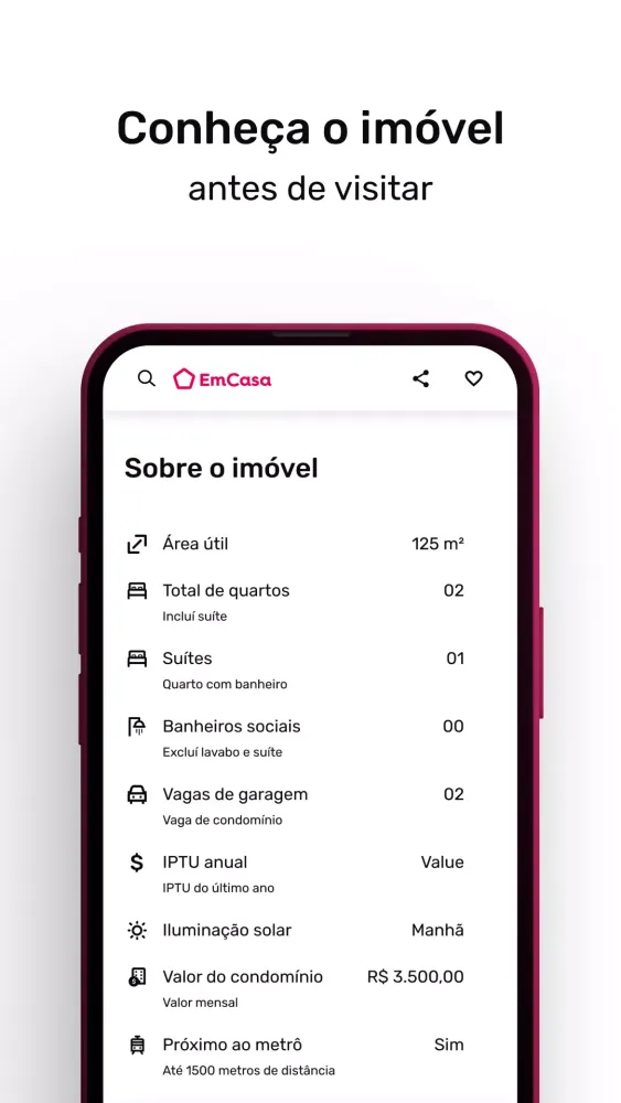 EmCasa Imóveis Screenshots