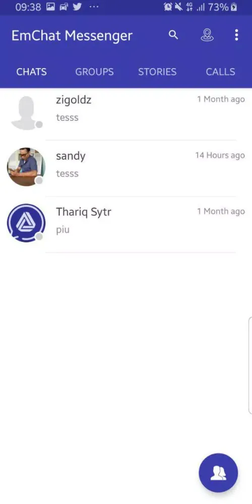 EmChat Messenger Screenshots