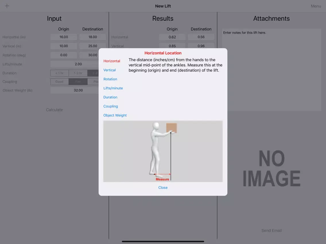 LiftRight iPad  स्क्रीनशॉट