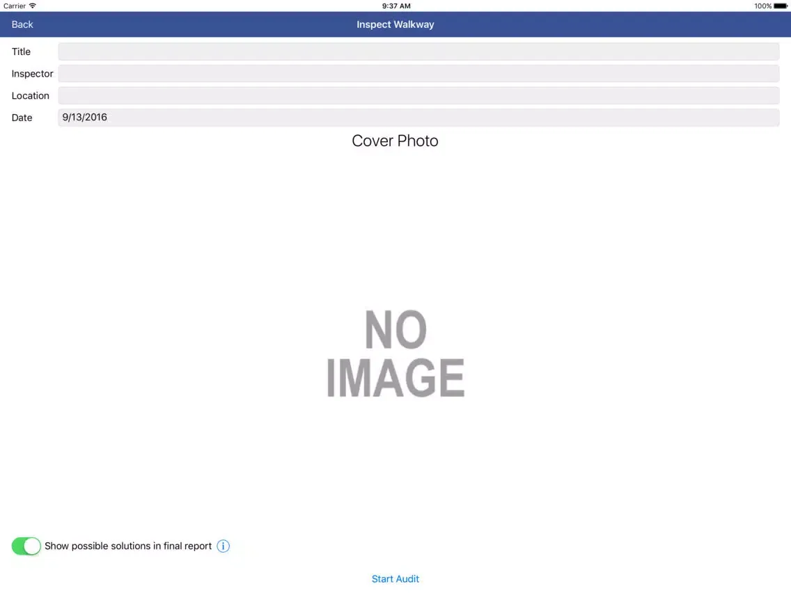 Walkway Check iPad  سکرین شاٹس