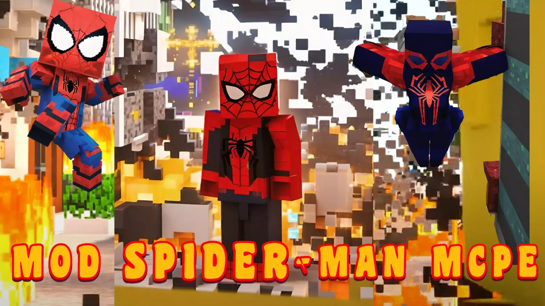 Spider Man Mod Minecraft स्क्रीनशॉट