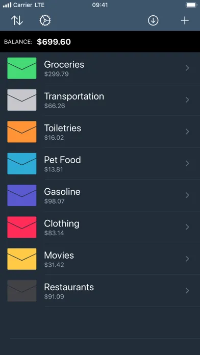 Envelopes: Budget Manager سکرین شاٹس
