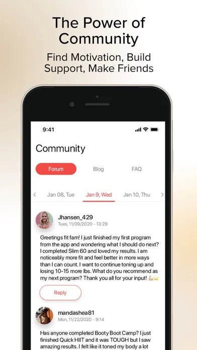 Jillian Michaels | Fitness App سکرین شاٹس