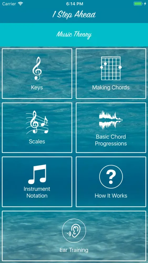 Zrzuty ekranu 1 Step Ahead: Music Theory