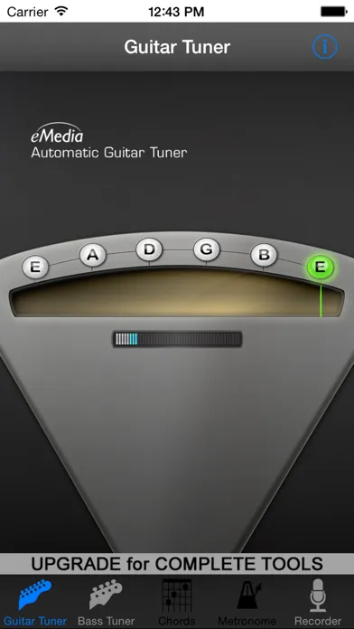 eMedia Guitar Tuner Free Screenshots