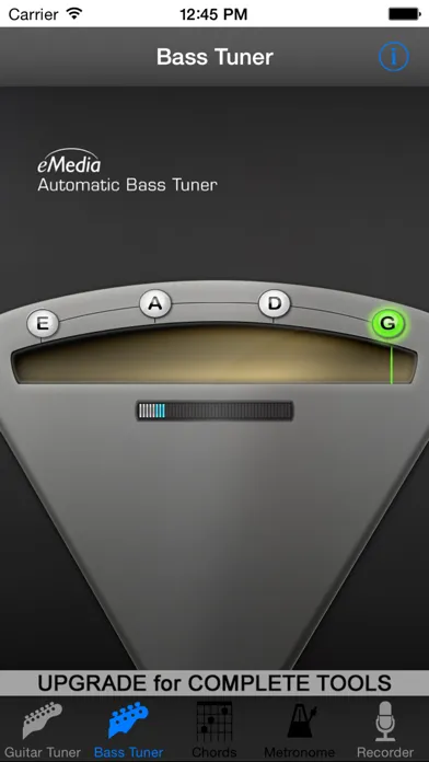 eMedia Guitar Tuner Free Screenshots
