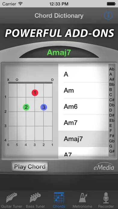 eMedia Guitar Tuner Free Screenshots