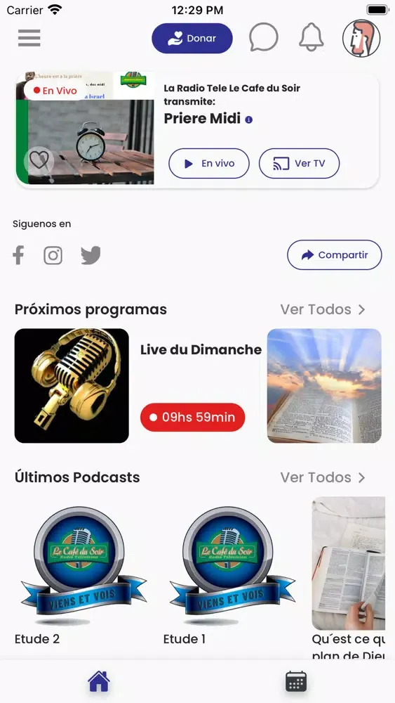 Capturas de pantalla de Radio Le Cafe du Soir