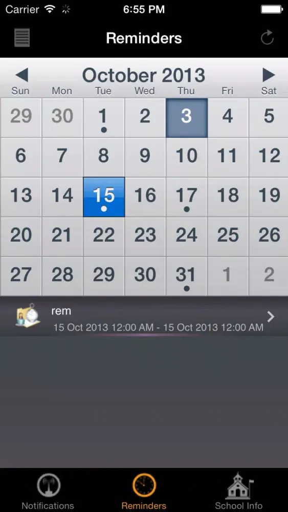 Screenshot di MFIS