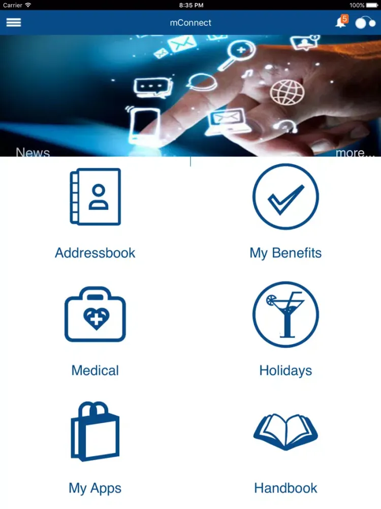 Скриншоты mConnect iPad 