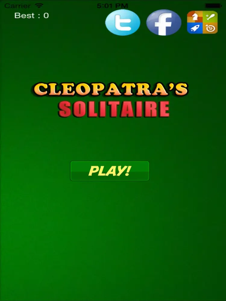 Capturas de pantalla de Cleopatra Pharaohs Solitaire Live Fun Pyramid! iPad 