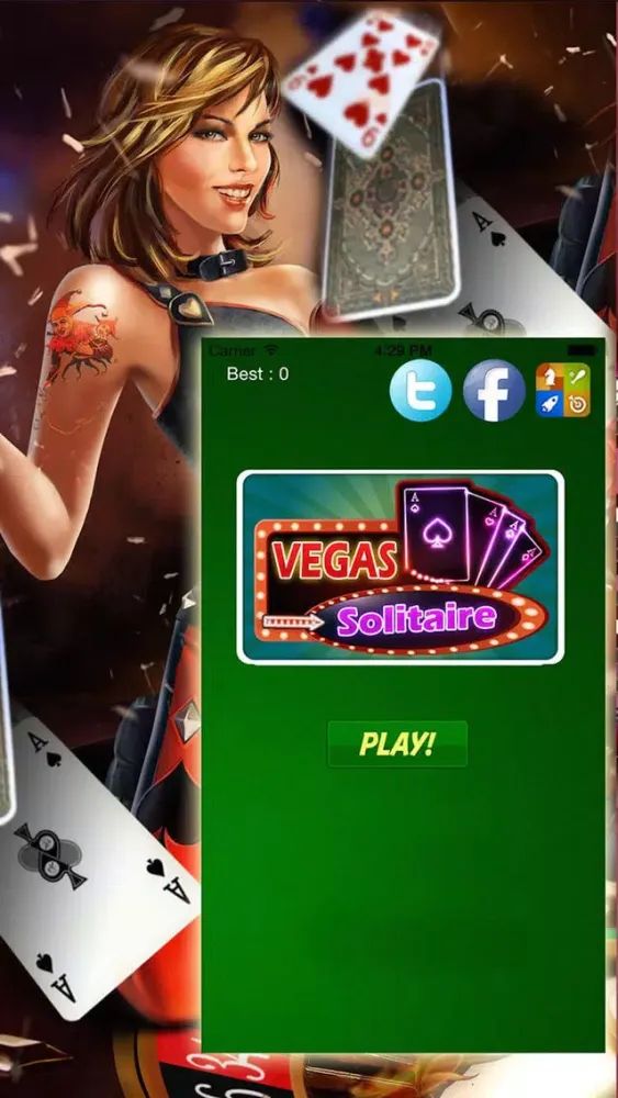A Las Vegas Great Solitaire Free City Game: Social Deluxe Classic Pro سکرین شاٹس