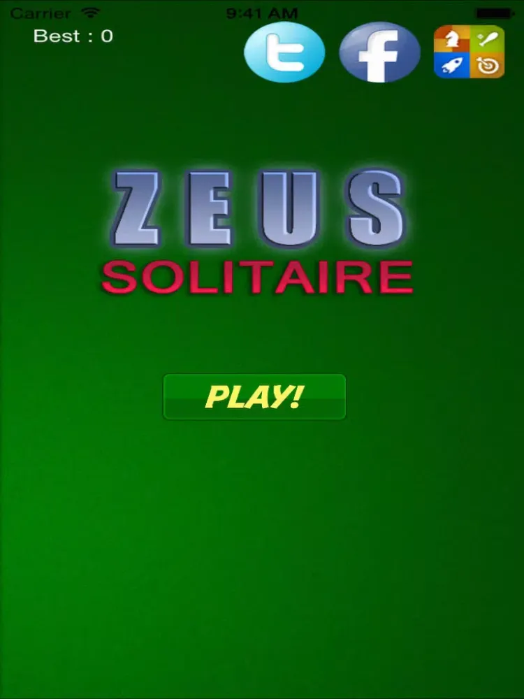 ภาพหน้าจอของ Zeus Solitaire Pyramid Playing Cards Live iPad 