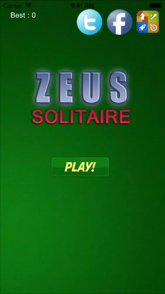 ภาพหน้าจอของ Zeus Solitaire Pyramid Playing Cards Live