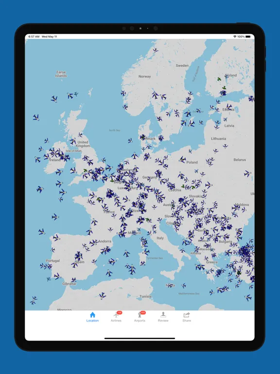 تصاویر Flight Radar : Find your plane iPad 