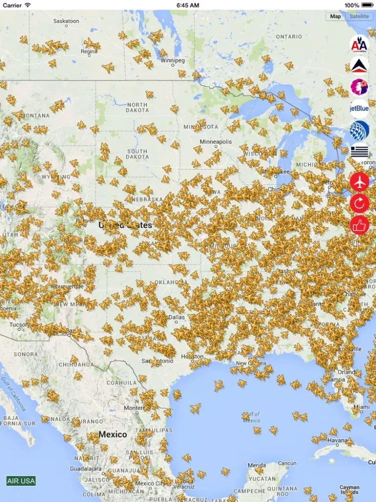 USA Tracker PRO : Live Flight Tracking & Status iPad  Screenshots