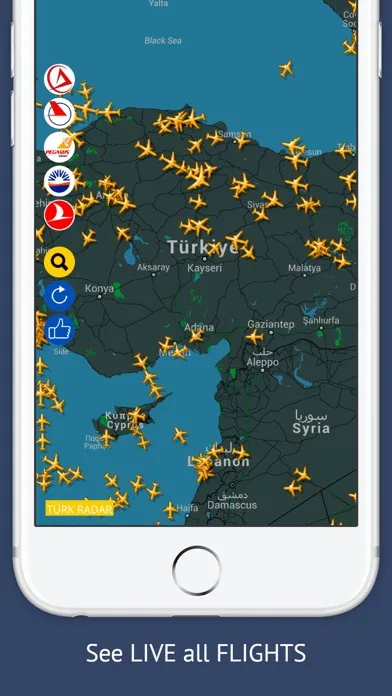 تصاویر TR Tracker : Live Flight Radar