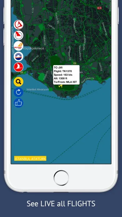 تصاویر TR Tracker : Live Flight Radar