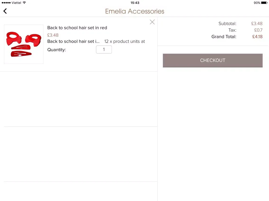 Скриншоты Emelia iPad 