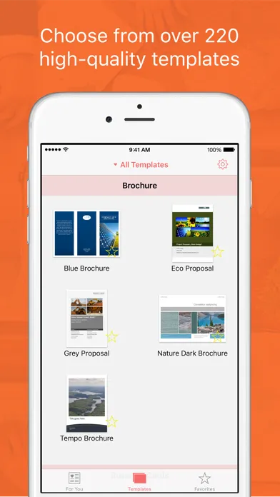 Zrzuty ekranu Templates for Pages Pro