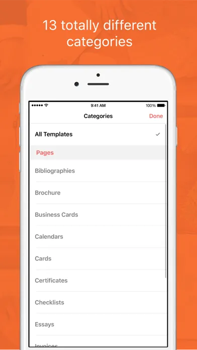 Zrzuty ekranu Templates for Pages Pro