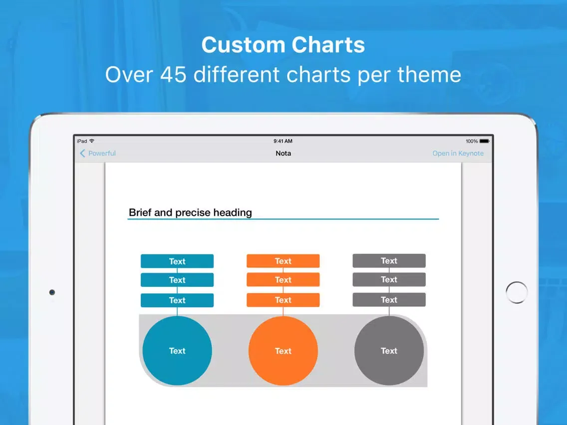 Tangkapan layar Templates for Keynote Pro iPad 