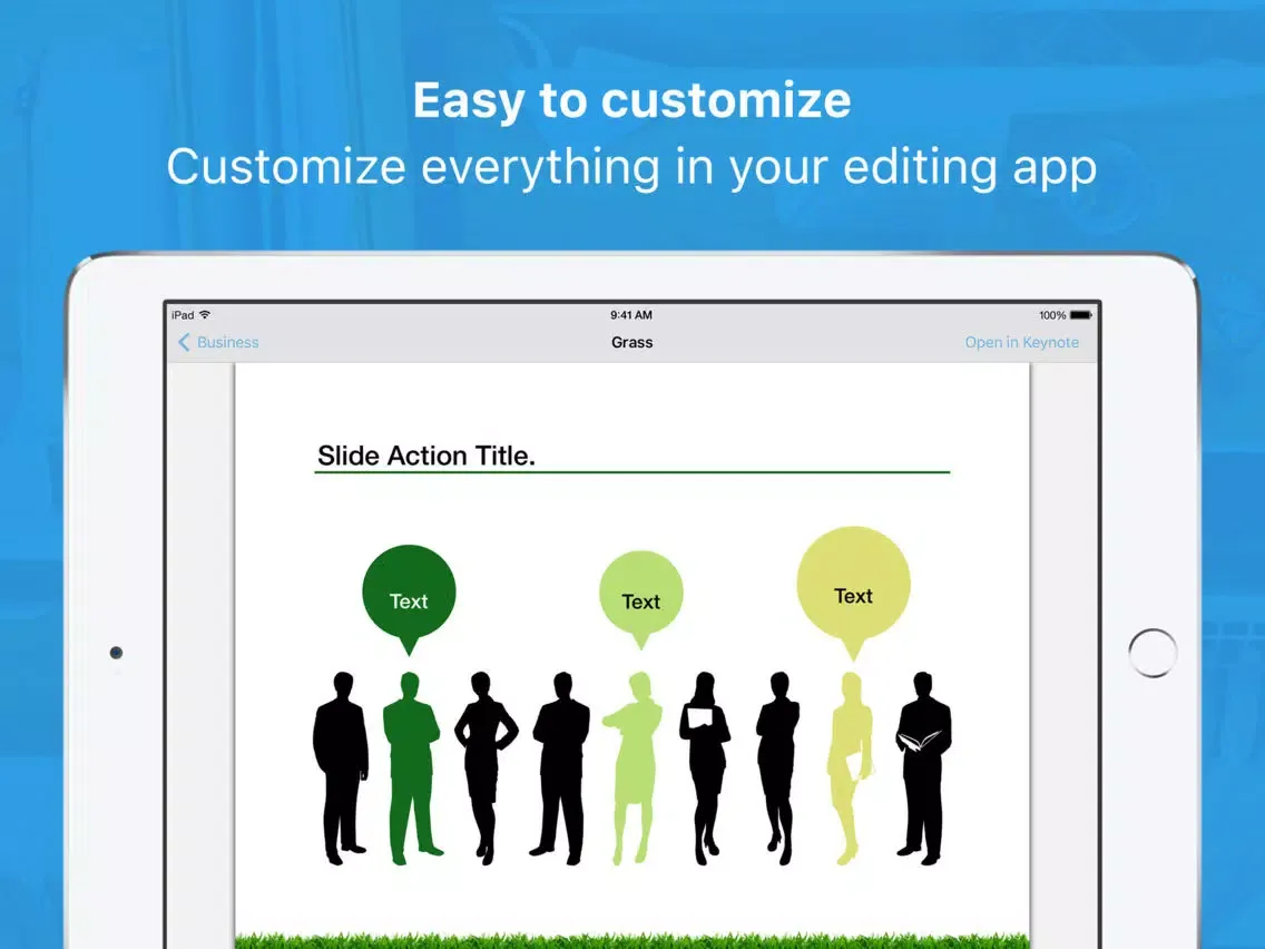 Tangkapan layar Templates for Keynote Pro iPad 