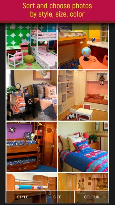 Captures d'écran de Kid`s Room. New design ideas