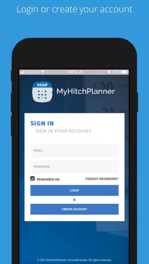 ภาพหน้าจอของ My Hitch Planner