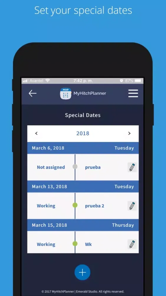 ภาพหน้าจอของ My Hitch Planner