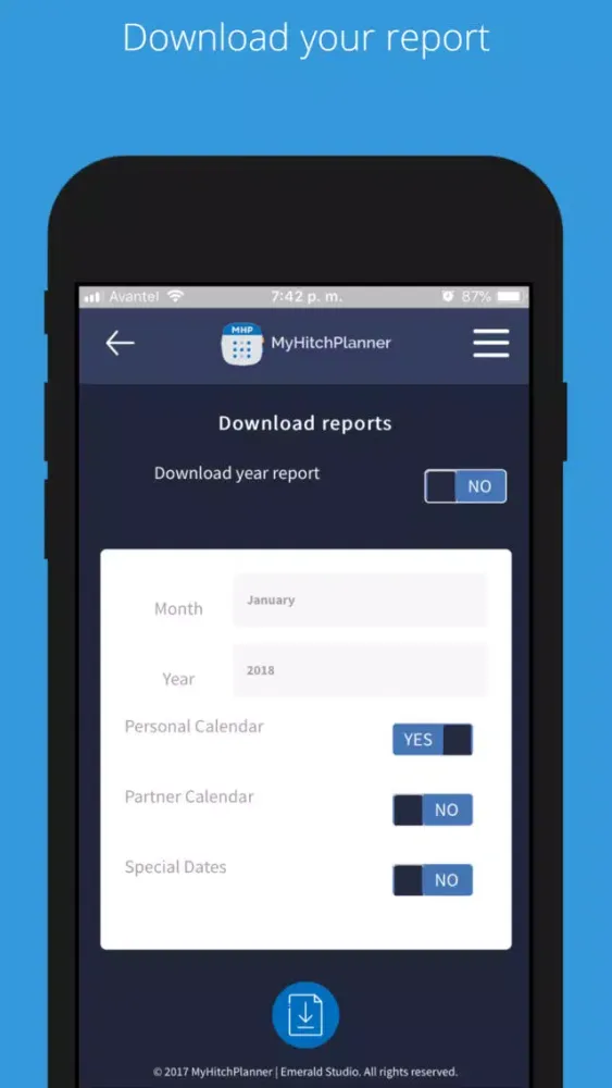 ภาพหน้าจอของ My Hitch Planner