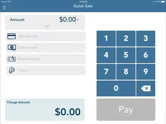 eMerchant Gateway POS iPad  স্ক্রিনশট