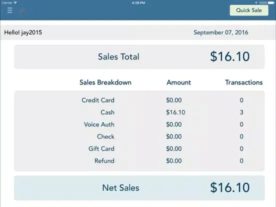eMerchant Gateway POS iPad  স্ক্রিনশট
