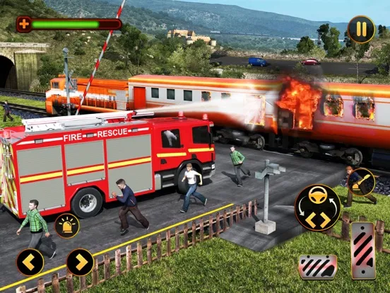 Zrzuty ekranu 911 Emergency Fire Truck Team iPad 