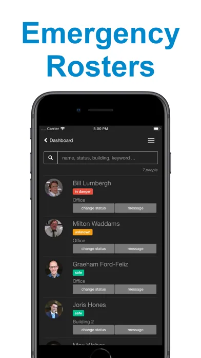 Capturas de pantalla de Headcount - the evacuation app