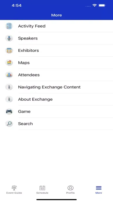 Tangkapan skrin Emerson Exchange