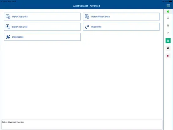 Zrzuty ekranu Emerson Asset Connect iPad 