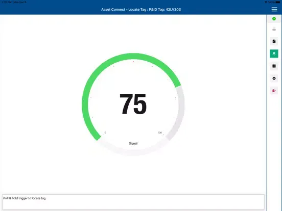 Zrzuty ekranu Emerson Asset Connect iPad 