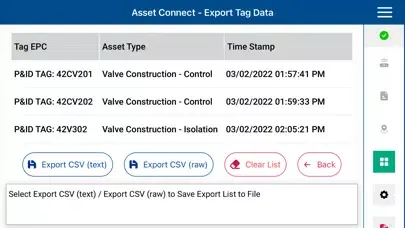 Zrzuty ekranu Emerson Asset Connect