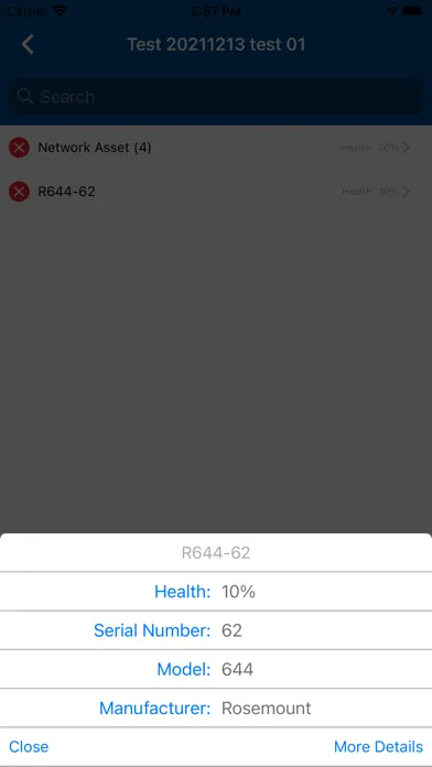 Zrzuty ekranu AMS Optics AR