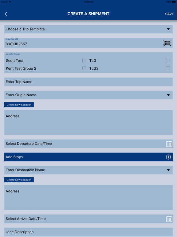 Copeland Oversight iPad  स्क्रीनशॉट