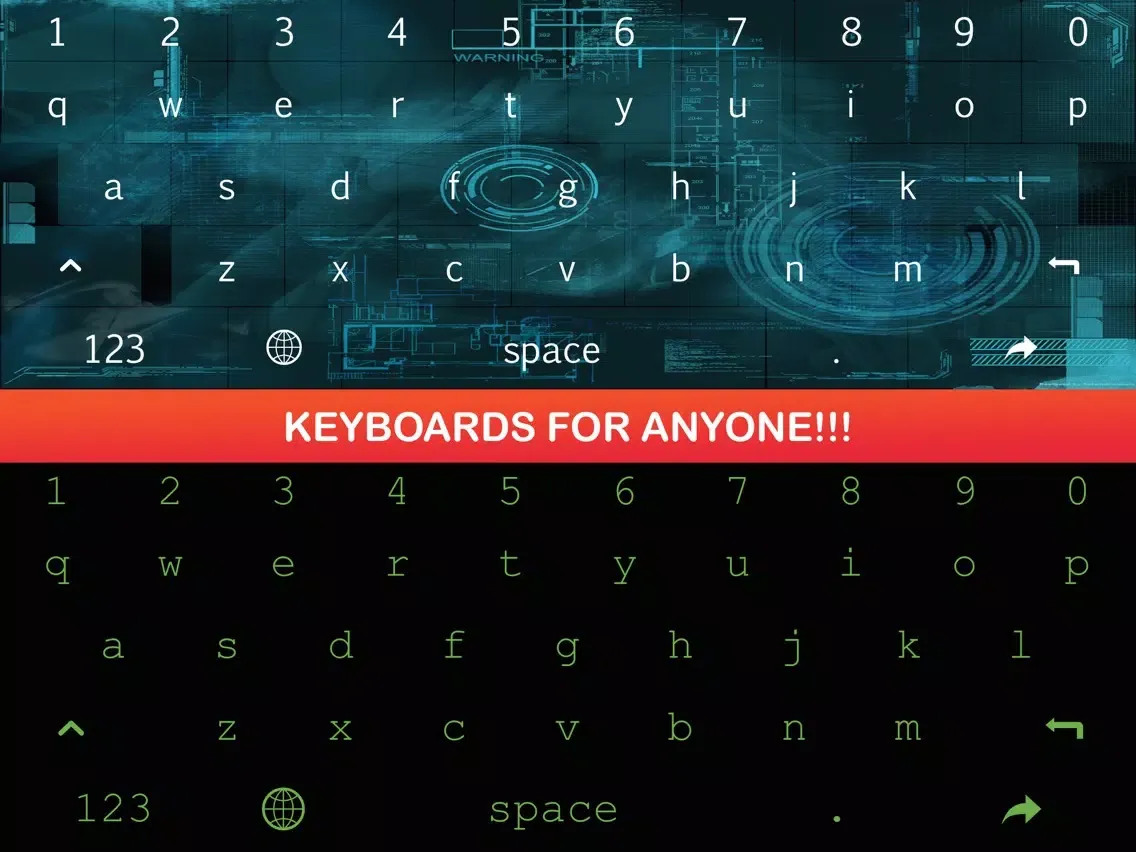 Zrzuty ekranu Keyboard Designer- Your Own Keyboard iPad 